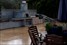 Wood-fired pizza oven, outdoor kitchen courtyard, BBQ, polished concrete bench-top